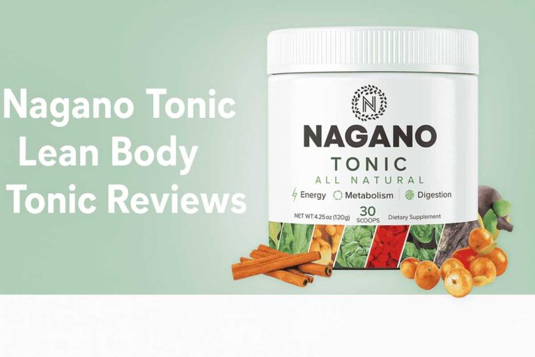 Nagano Lean Body Tonic feature image showing product and natural weight loss support benefits for energy, digestion, and metabolism.