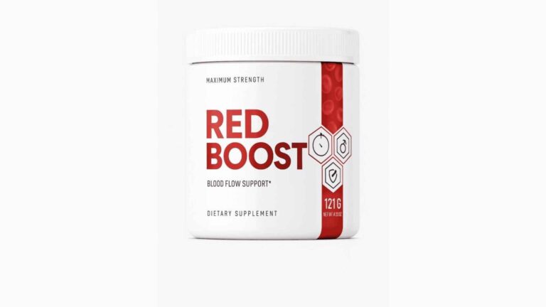 Red Boost supplement official website banner showing trusted male enhancement formula