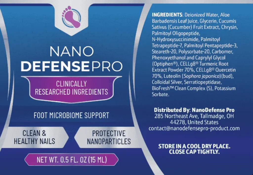 Nano Defance Pro label