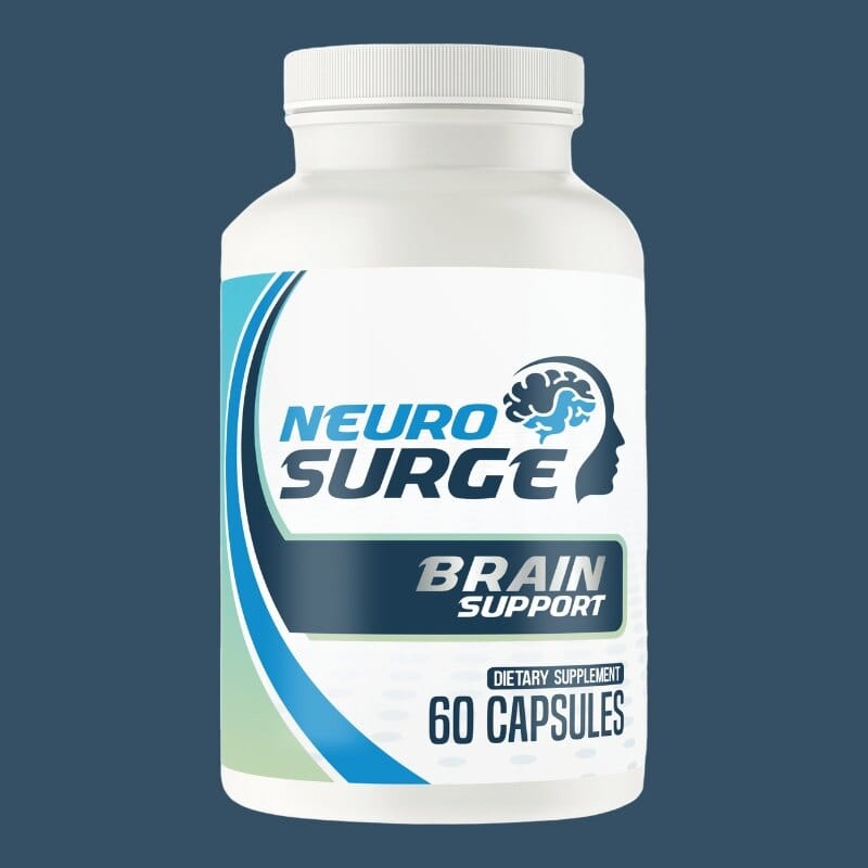 Neuro Surge Reviews scam or legit review bottle of Neuro Surge supplement for brain health, focus, and cognitive support