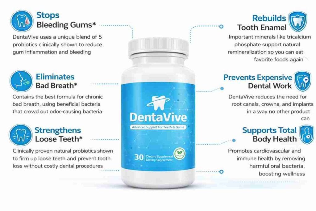 DentaVive infographic works