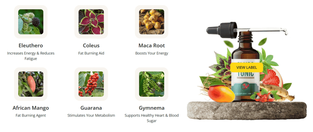 Glucotonic Reviews Ingredients image