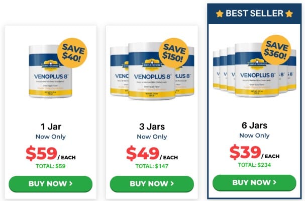 VenoPlus 8 Pricing and Packages